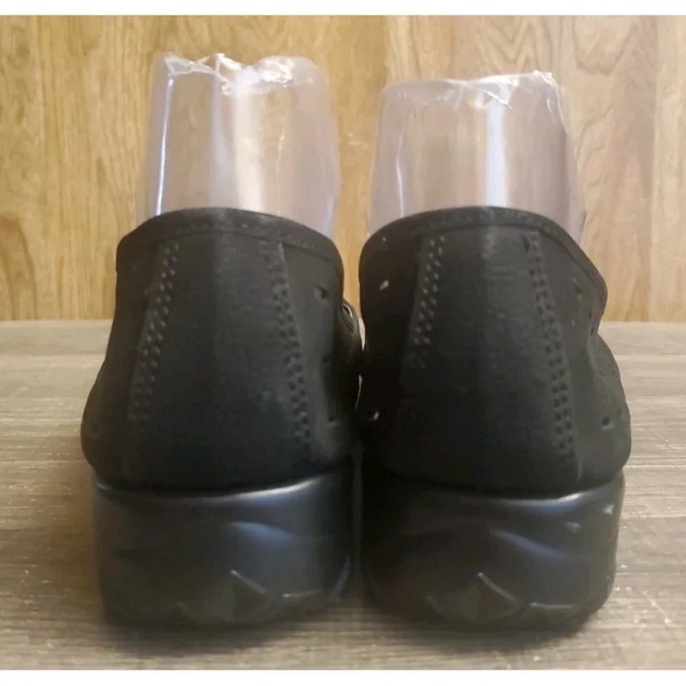 Aerosoles Perforated Slip On Loafer‎ Shoes Womens Size 9 Black
